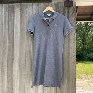 Lacoste Women's Cotton Mini Piqué Polo Dress
